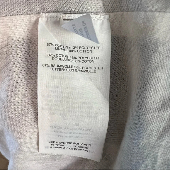 J. Crew Gingham Eyelet Embroidered Cotton Midi Dress Black White 4 Classic Chic - Picture 8 of 8